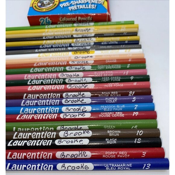 Laurentien Pencil Crayons 23 Pack Colored Pencils Art Drawing Original Package - Picture 7 of 11